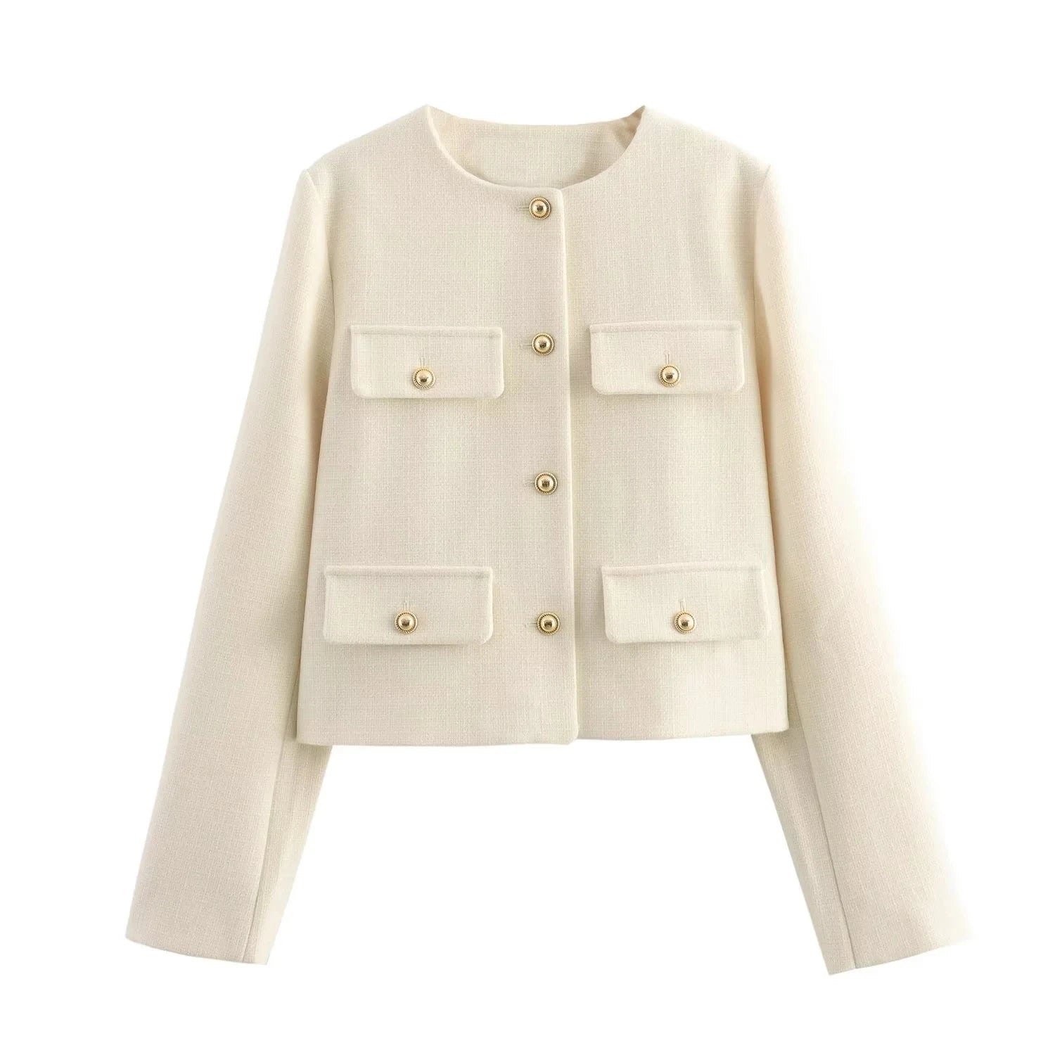Elegant Cropped Jacket