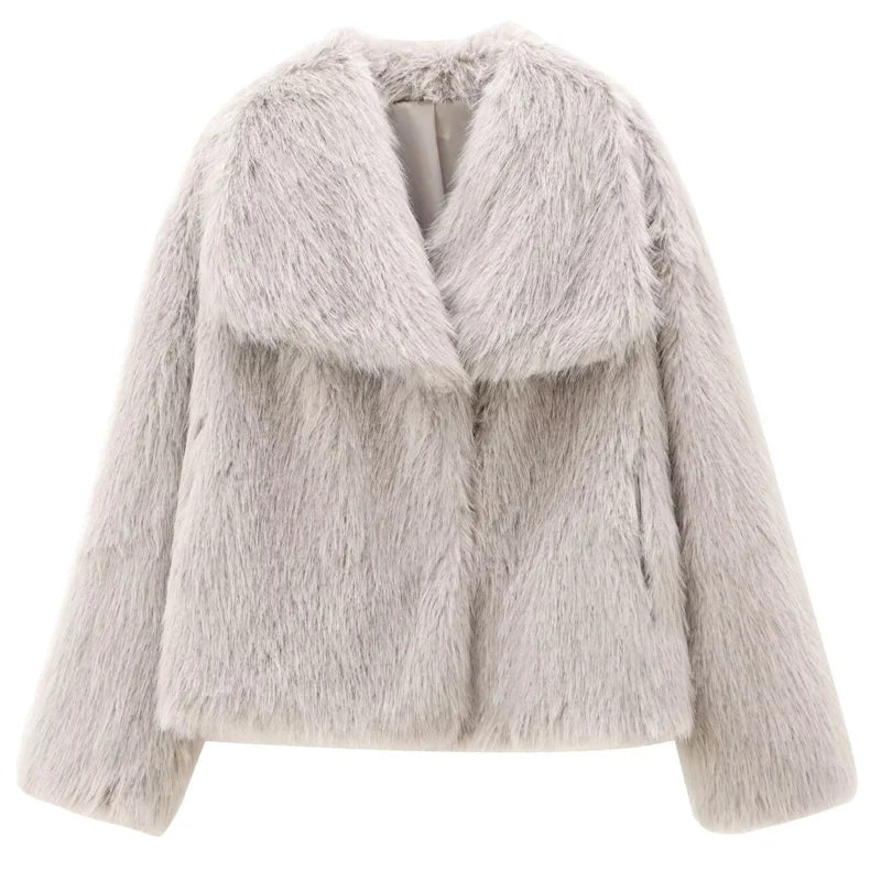 Burgundy Fur Bomber