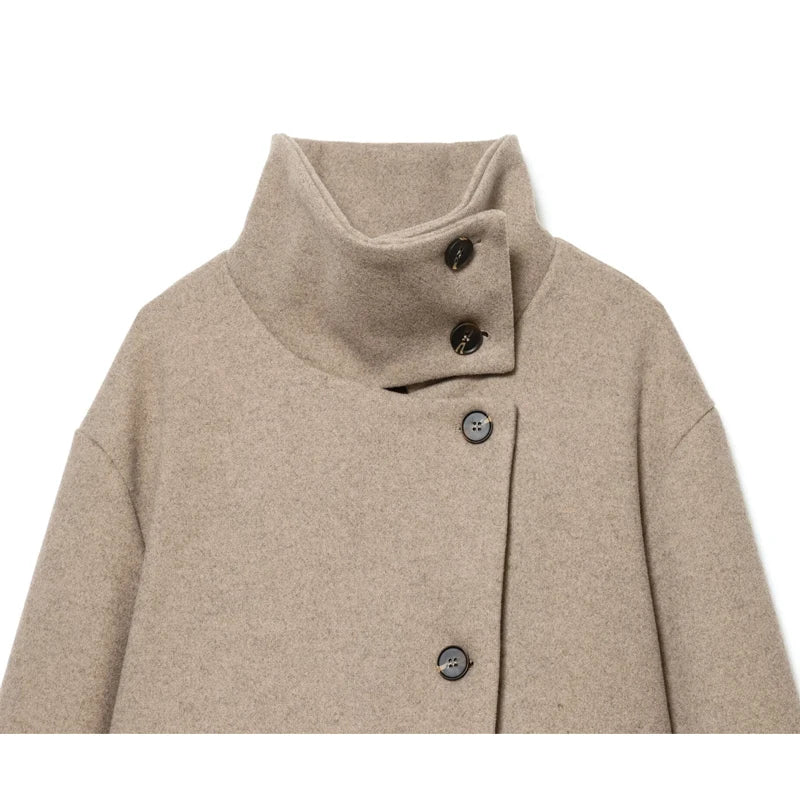 High Collar Plush Jacket