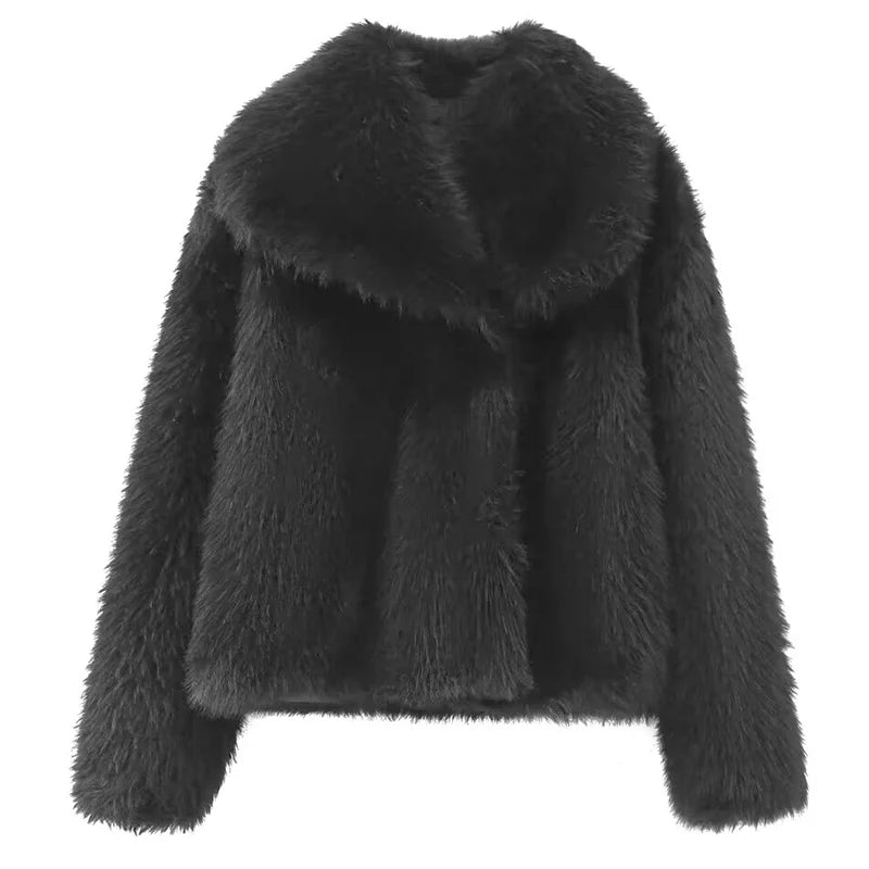 Burgundy Fur Bomber