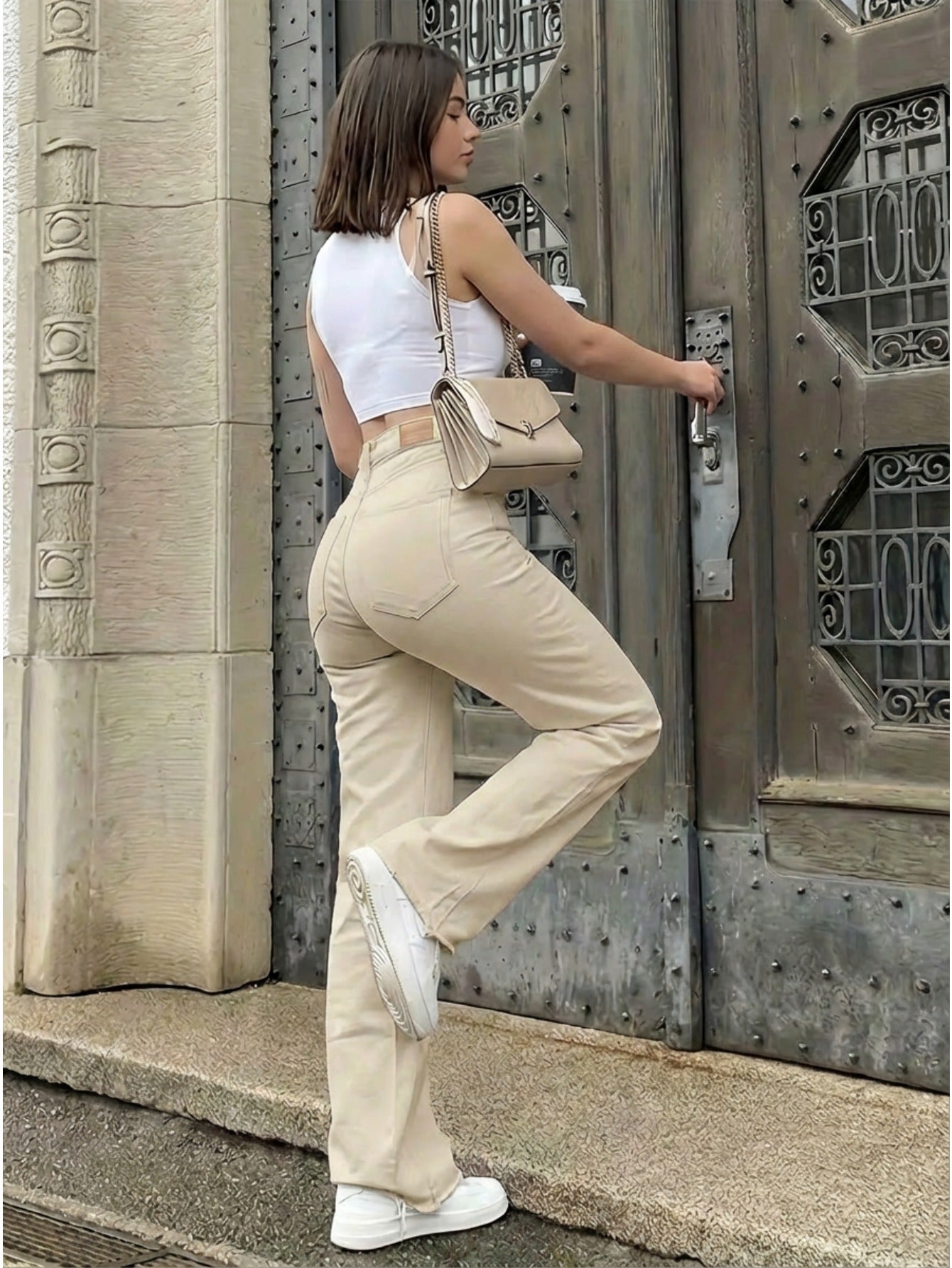 Straight Denim Jeans