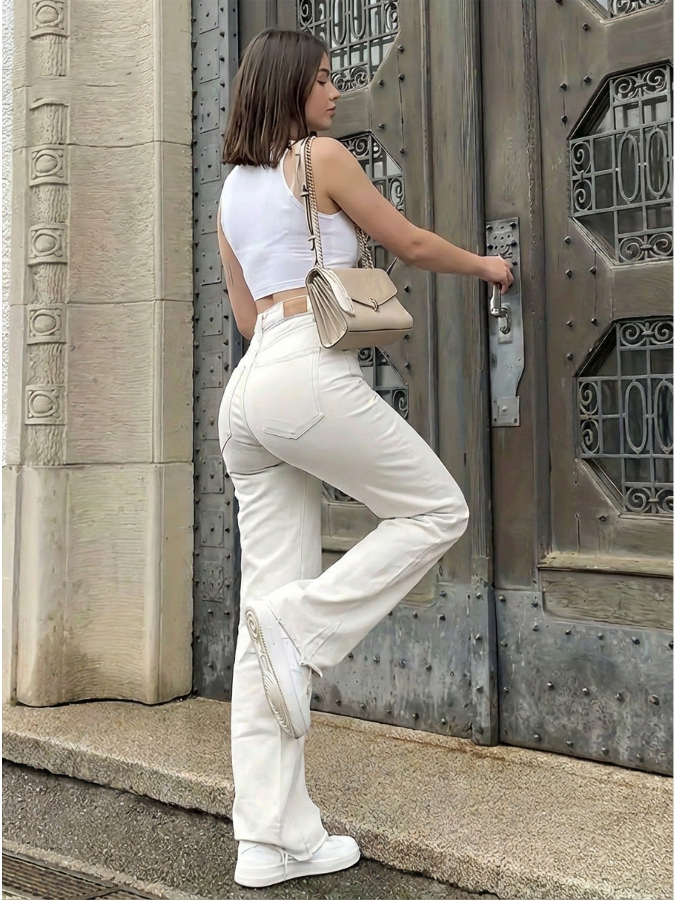 Straight Denim Jeans